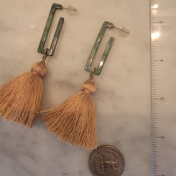Tassel Statement Earrings - Picture 1 of 1